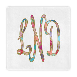 Glitter Moroccan Watercolor Standard Decorative Napkins