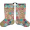 Glitter Moroccan Watercolor Stocking - Double-Sided - Approval