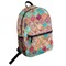 Glitter Moroccan Watercolor Student Backpack Front