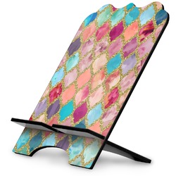 Glitter Moroccan Watercolor Stylized Tablet Stand