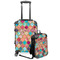 Glitter Moroccan Watercolor Suitcase Set 4 - MAIN