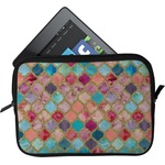 Glitter Moroccan Watercolor Tablet Case / Sleeve