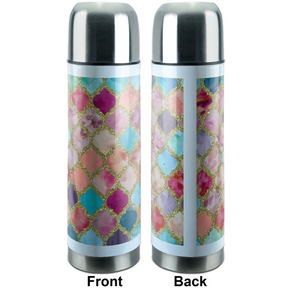 Glitter Moroccan Watercolor Thermos - Apvl