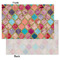 Glitter Moroccan Watercolor Tissue Paper - Heavyweight - Small - Front & Back