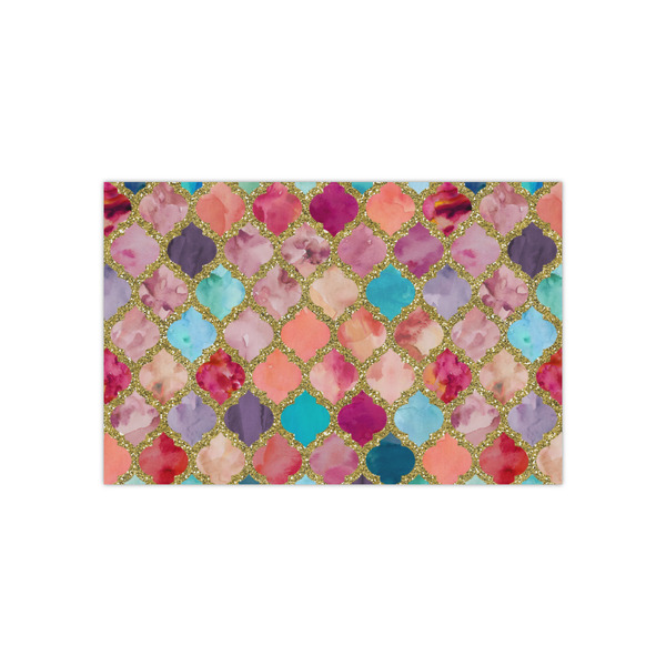 Custom Glitter Moroccan Watercolor Small Tissue Papers Sheets - Heavyweight