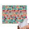 Glitter Moroccan Watercolor Tissue Paper Sheets - Main