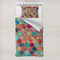 Glitter Moroccan Watercolor Toddler Bedding