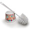 Glitter Moroccan Watercolor Toilet Brush