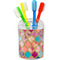 Glitter Moroccan Watercolor Toothbrush Holder (Personalized)