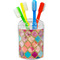 Glitter Moroccan Watercolor Toothbrush Holder