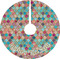 Glitter Moroccan Watercolor Tree Skirt