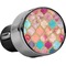 Glitter Moroccan Watercolor USB Car Charger - Close Up