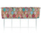 Glitter Moroccan Watercolor Valence - Front View with Window