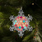 Glitter Moroccan Watercolor Vintage Snowflake - (LIFESTYLE)