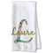 Glitter Moroccan Watercolor Waffle Towel - Partial Print Print Style Image