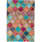 Glitter Moroccan Watercolor Waffle Weave Towel - Full Color Print - Approval Image