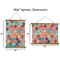 Glitter Moroccan Watercolor Wall Hanging Tapestries - Parent/Sizing