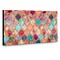 Glitter Moroccan Watercolor Wall Mounted Coat Hanger - Side View