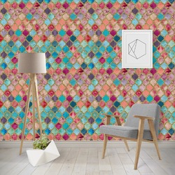 Glitter Moroccan Watercolor Wallpaper & Surface Covering