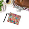Glitter Moroccan Watercolor Wristlet ID Cases - LIFESTYLE
