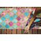 Glitter Moroccan Watercolor Yoga Mats - LIFESTYLE