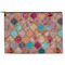 Glitter Moroccan Watercolor Zipper Pouch - Large - 12.5"x8.5"
