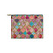 Glitter Moroccan Watercolor Zipper Pouch - Small - 8.5"x6"