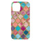 Glitter Moroccan Watercolor iPhone 15 Pro Max Case - Back