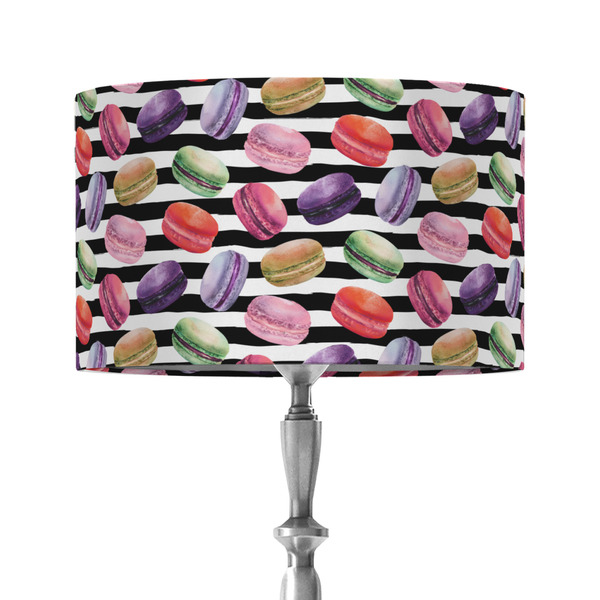 Macarons 12" Drum Lampshade - ON STAND (Fabric)