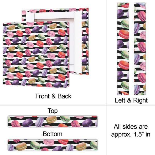 Macarons 12x12 - Canvas Print - Approval