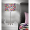 Macarons 13 inch drum lamp shade - in room