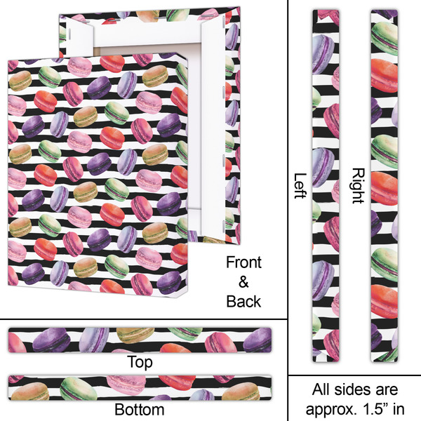 Macarons 16x20 - Canvas Print - Approval