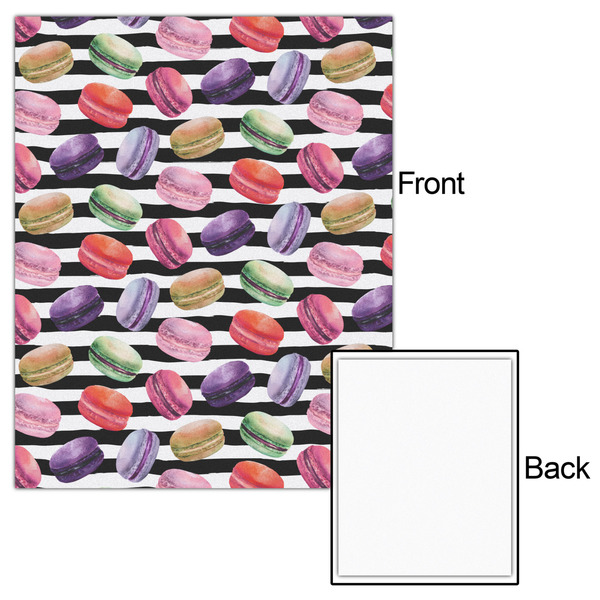 Macarons 16x20 - Matte Poster - Front & Back