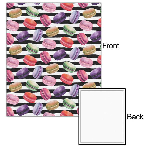 Macarons 20x24 - Matte Poster - Front & Back