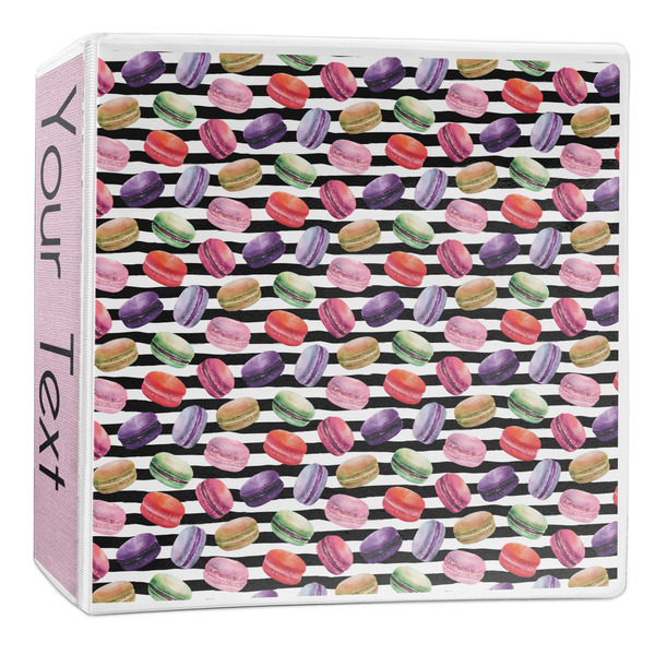 Custom Macarons 3-Ring Binder - 2 inch (Personalized)