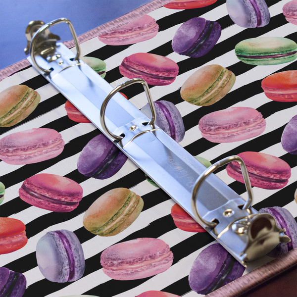 Macarons 3 Ring Binders - Full Wrap - 1" - DETAIL