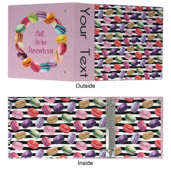 Macarons 3 Ring Binders - Full Wrap - 3" - APPROVAL