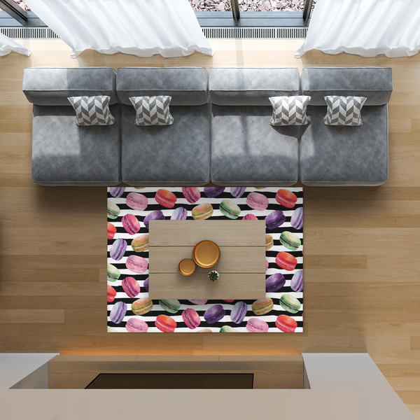 Macarons 5'x7' Indoor Area Rugs - IN CONTEXT
