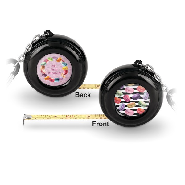 Macarons 6-Ft Pocket Tape Measure with Carabiner Hook - Front and Back