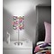 Macarons 7 inch drum lamp shade - in room