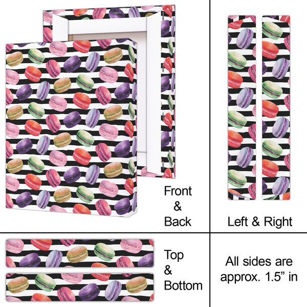 Macarons 8x10 - Canvas Print - Approval