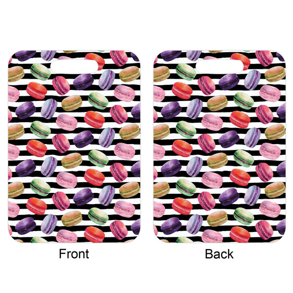 Macarons Aluminum Luggage Tag (Front + Back)