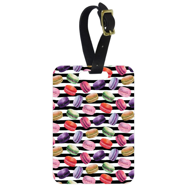 Custom Macarons Metal Luggage Tag