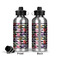 Macarons Aluminum Water Bottle - Front and Back