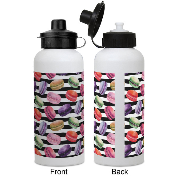 Macarons Aluminum Water Bottle - White APPROVAL