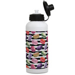 Macarons Water Bottles - Aluminum - 20 oz - White