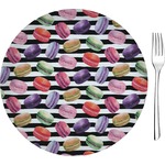 Macarons 8" Glass Appetizer / Dessert Plates - Single or Set