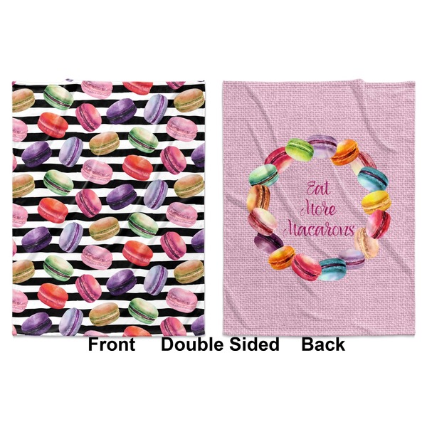 Macarons Baby Blanket (Double Sided - Printed Front and Back)