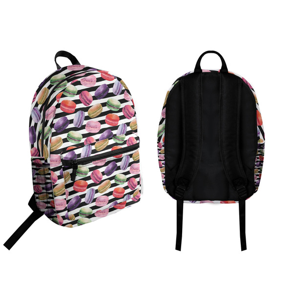 Macarons Backpack front and back - Apvl