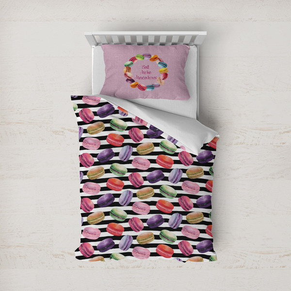 Custom Macarons Duvet Cover Set - Twin (Personalized)